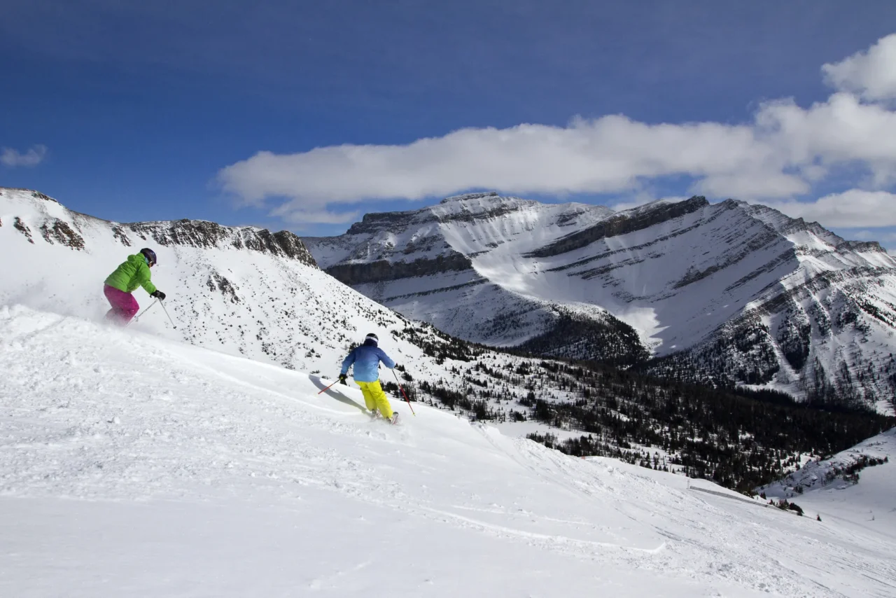 The views from Lake Louise Ski Resort