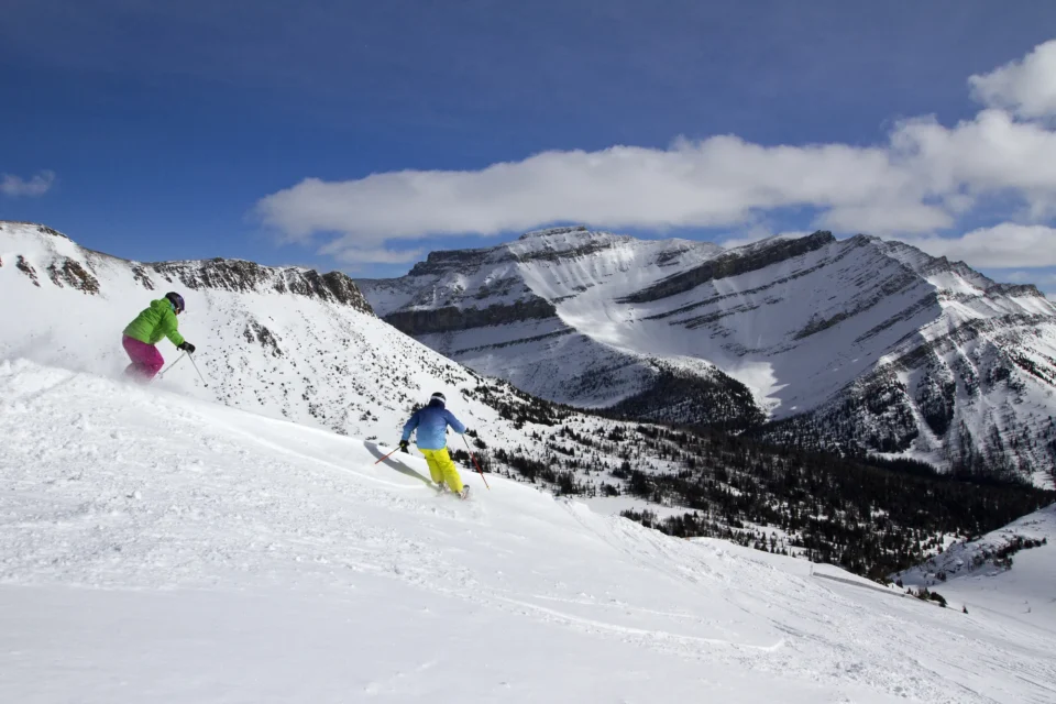 The views from Lake Louise Ski Resort
