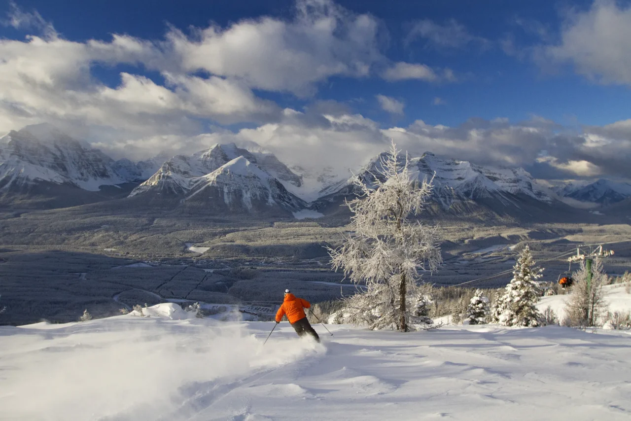 The views from Lake Louise Ski Resort