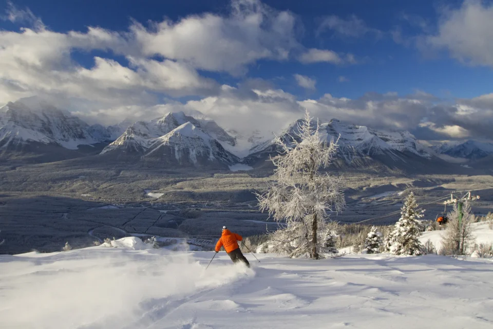 The views from Lake Louise Ski Resort