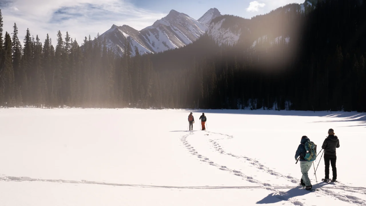 Snowshoeing in Kananaskis