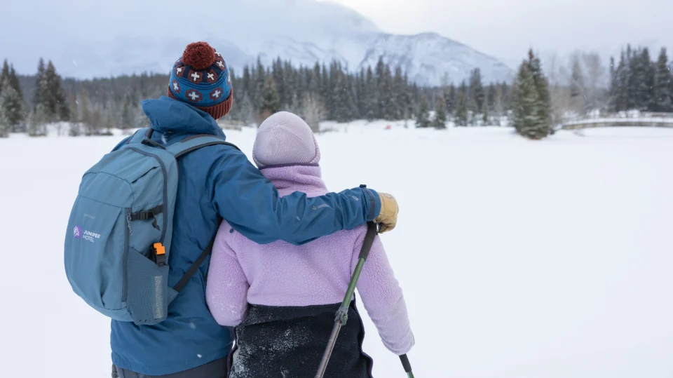Snowshoeing in Banff National Park