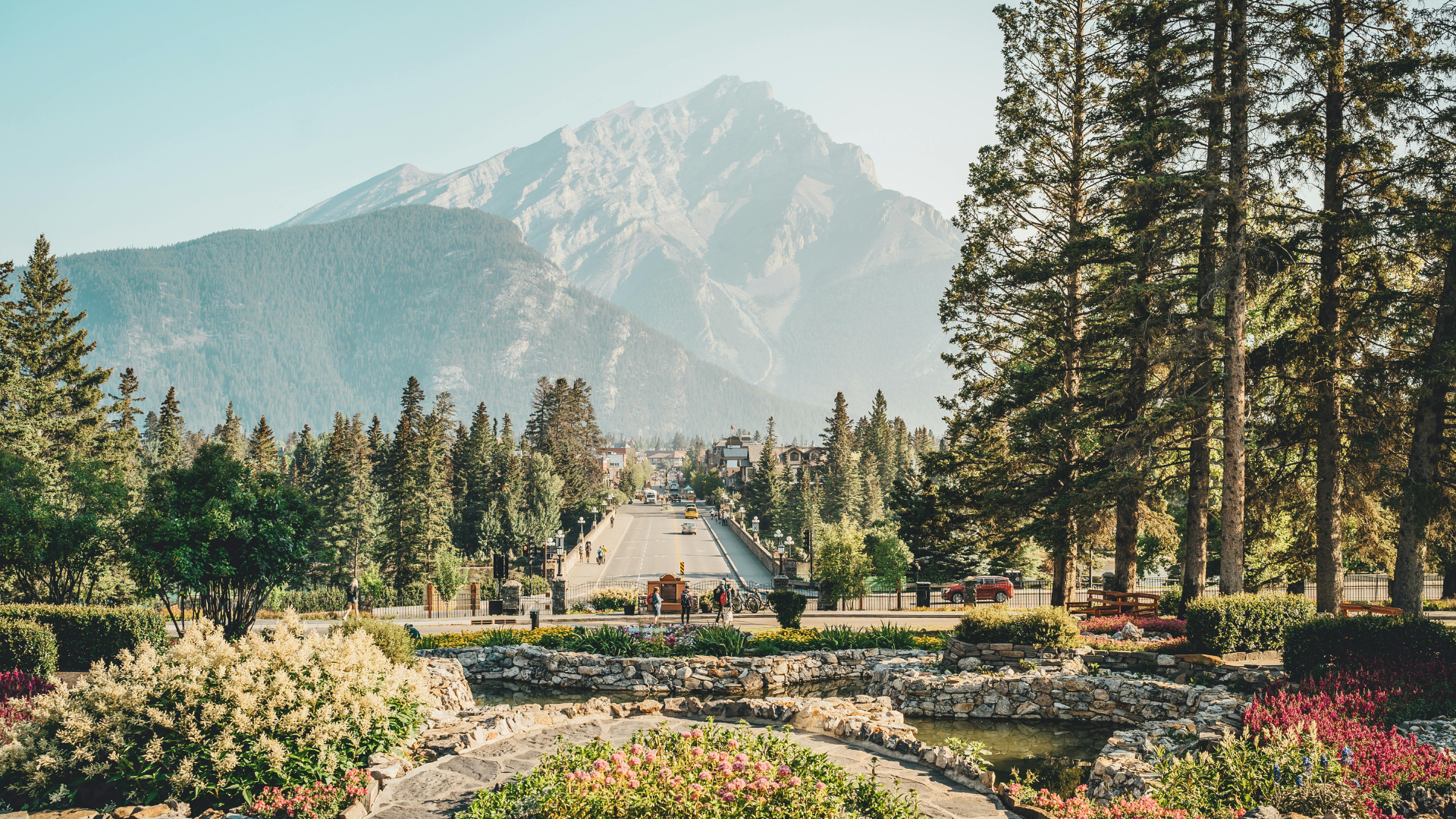 Beautiful Banff Downtown includes quieter Bear Street and iconic Banff Avenue