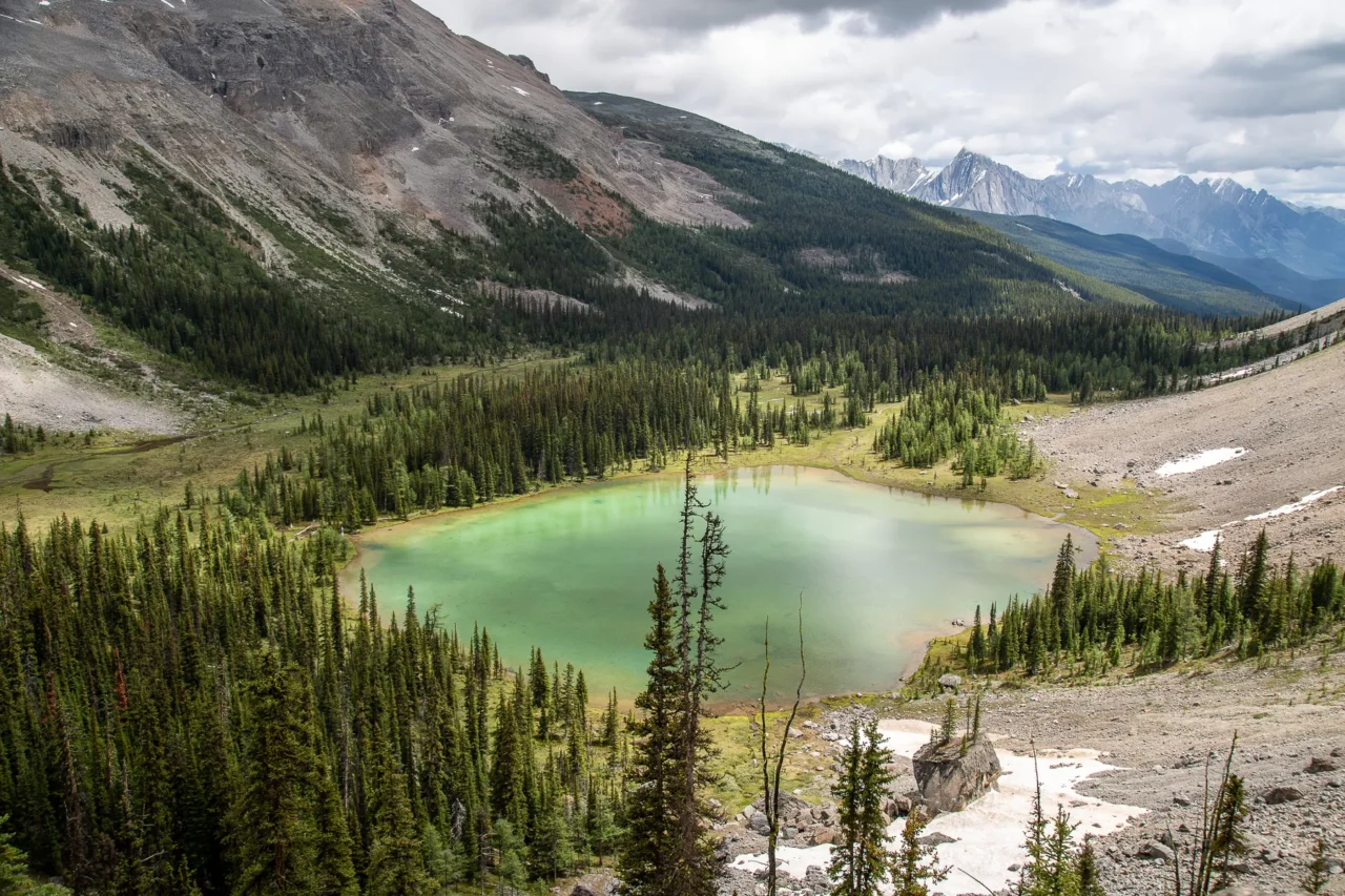 Tower Lake on the way up to Rockbound Lake