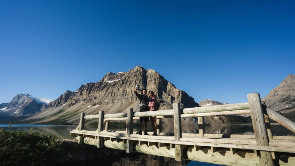Bow Lake on the Icefields Parkway