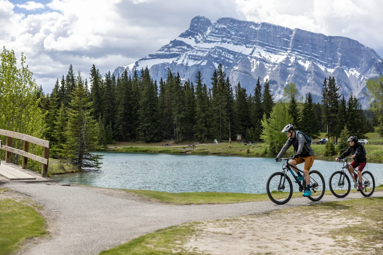 Cycling Minewanka Loop from the Juniper