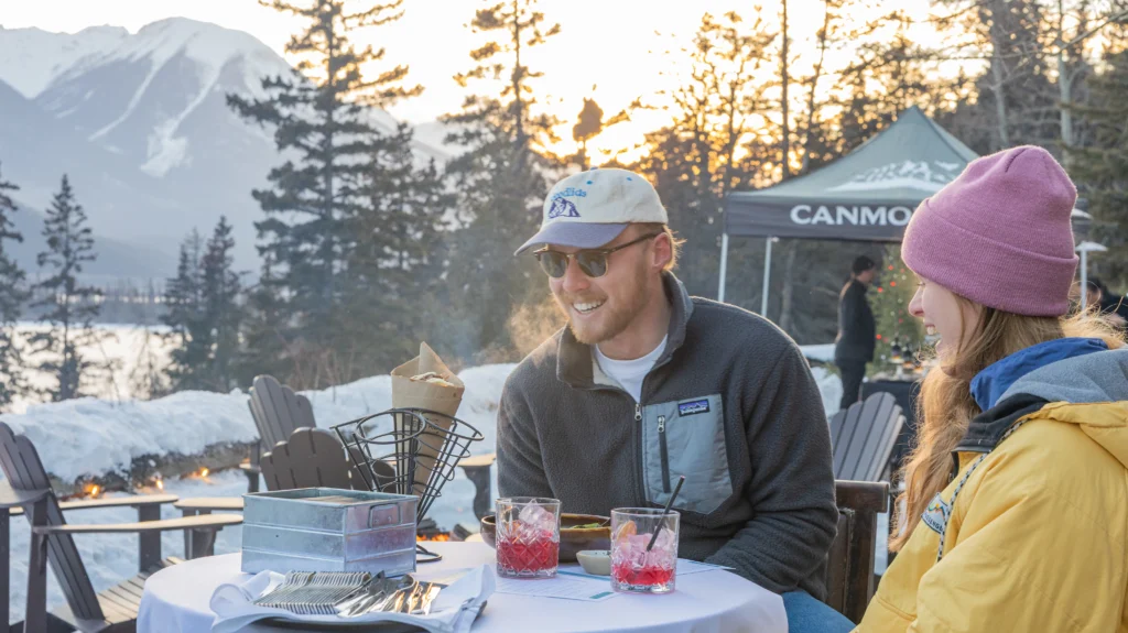 Fireside Sunset is a seasonal winter event every week at the Juniper