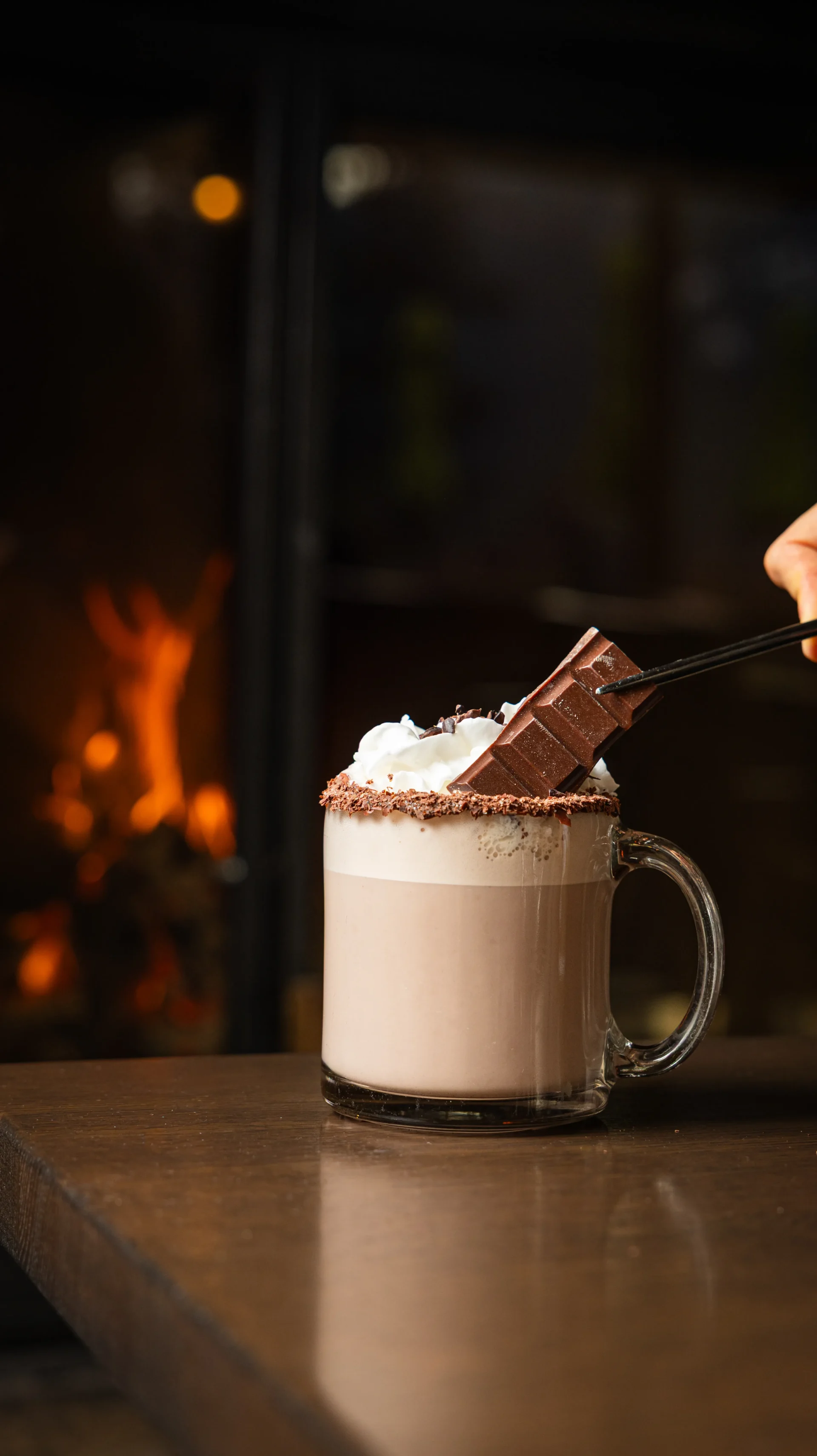The Juniper offers an indulgent and delicious hot chocolate on Banff's Hot Chocolate Trail