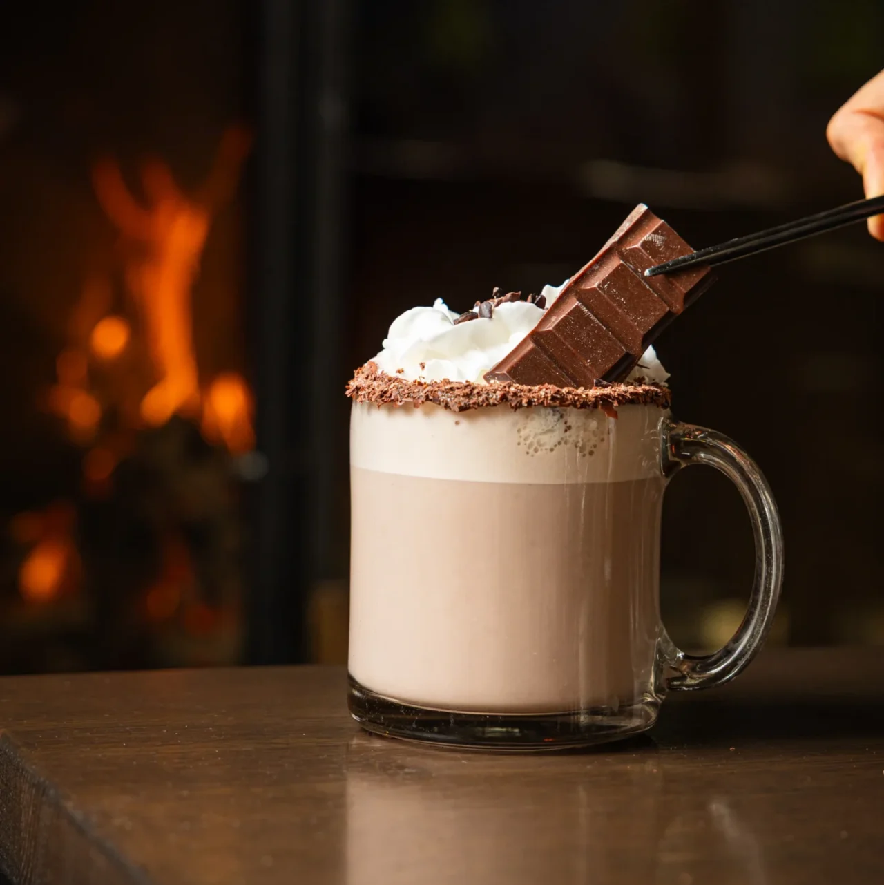 The Juniper offers an indulgent and delicious hot chocolate on Banff's Hot Chocolate Trail