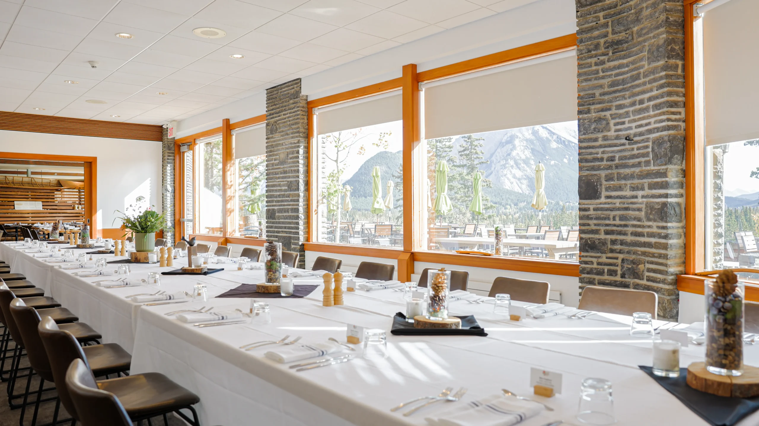 The view from the Vermilion Room