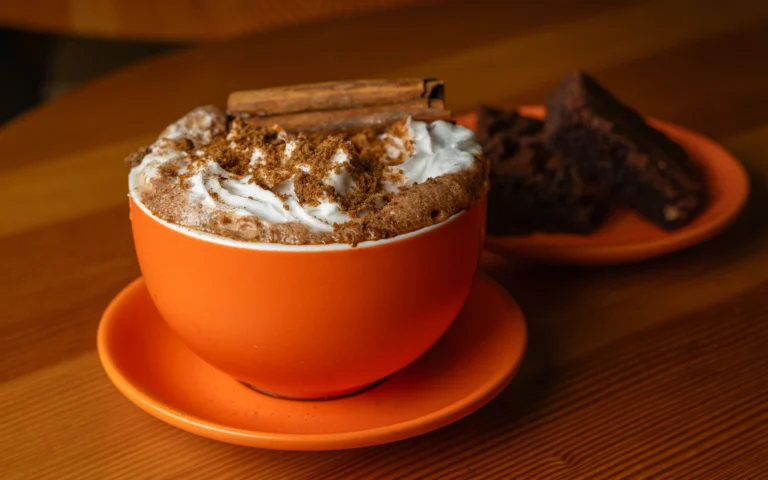 Wild Flour's incredible Velvet Chai Hot Chocolate