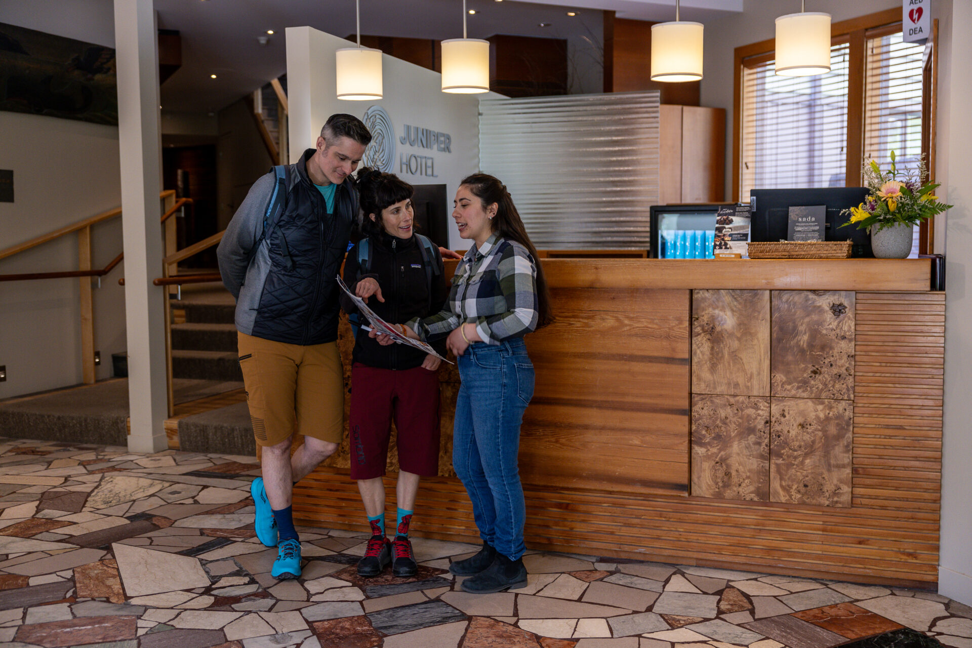 Staff helping guests with personalised recommendations