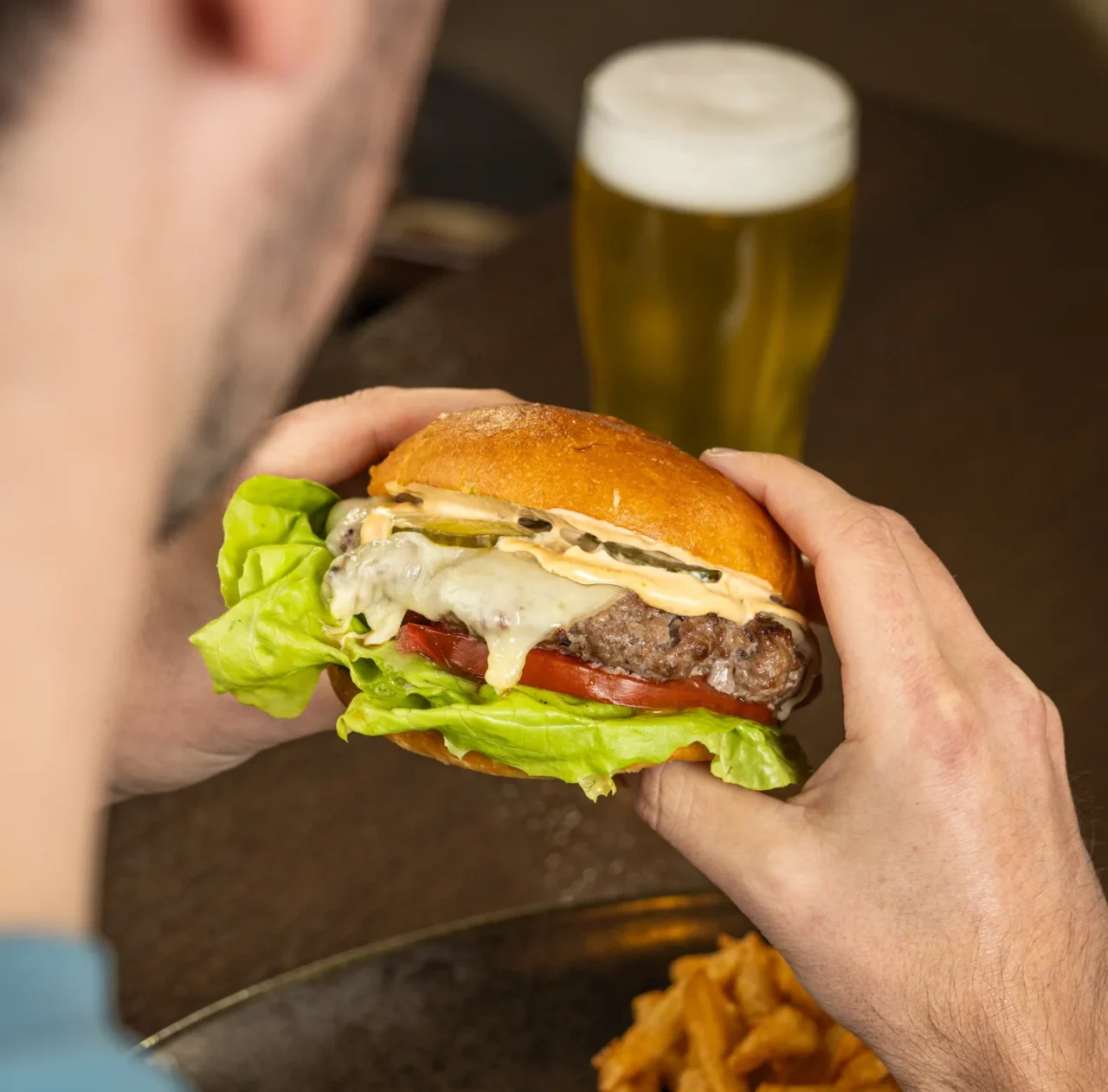 The Fire &amp; Flame Burger has won 'best burger in the Bow Valley' and for good reason