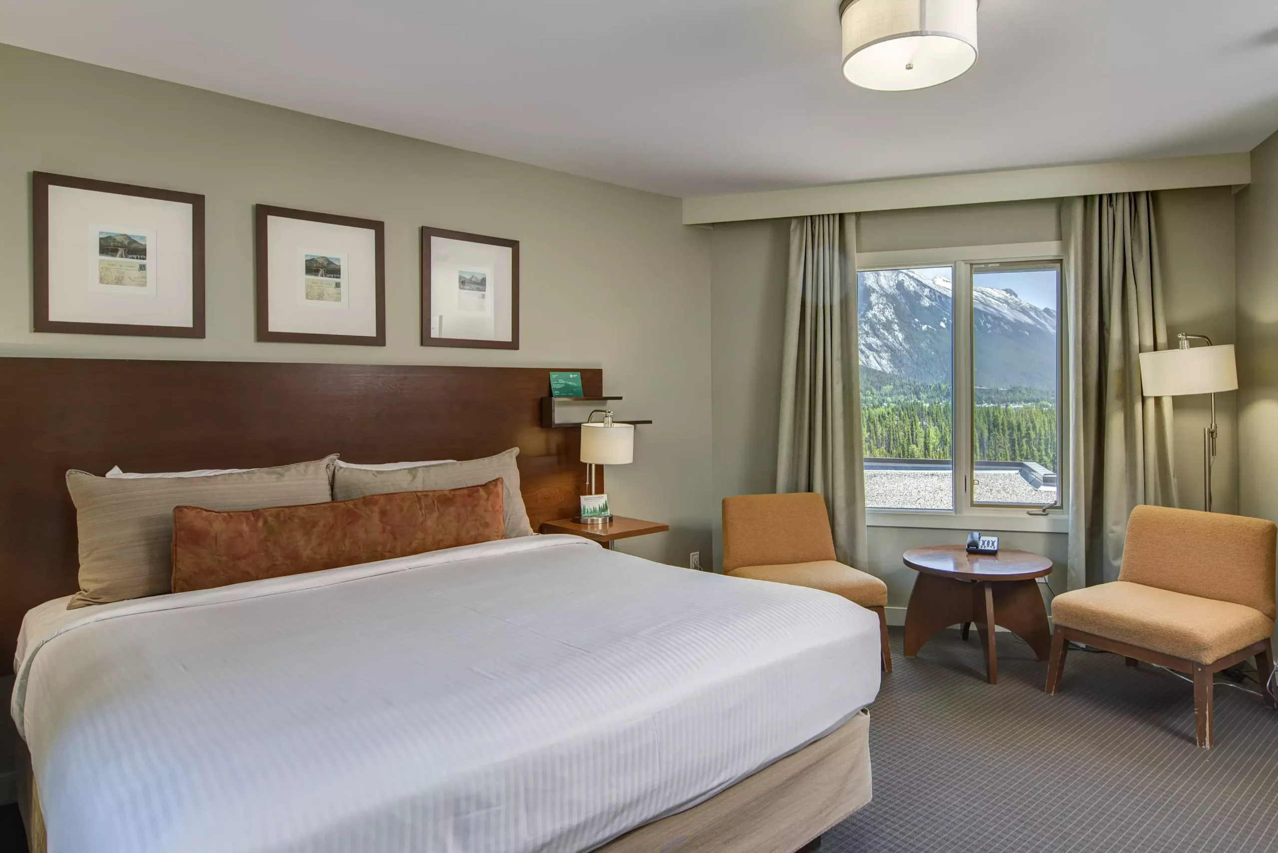The King Bed in the 3-bedroom suite