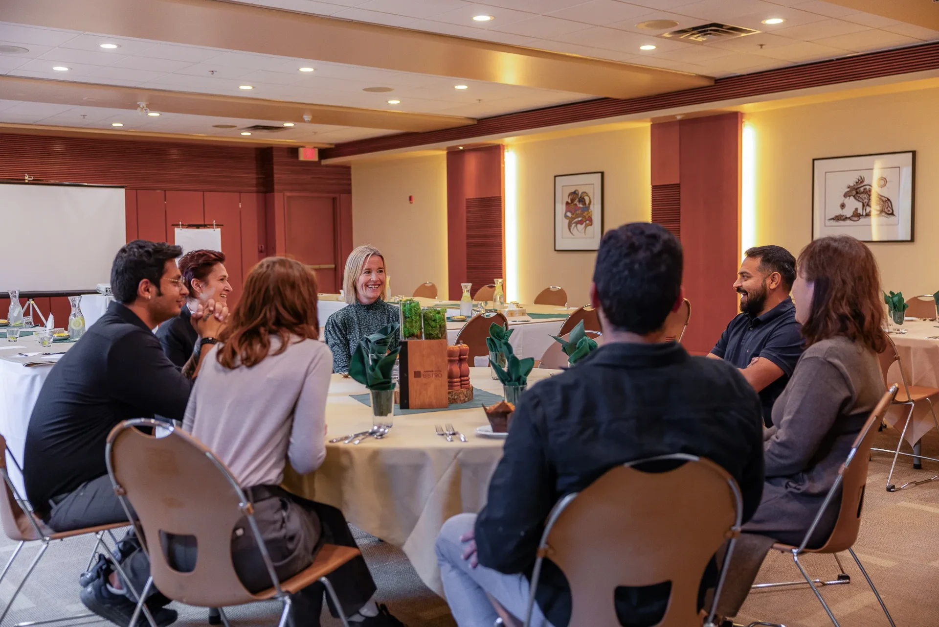 The Kiguli is a bright and airy conference space at the Juniper