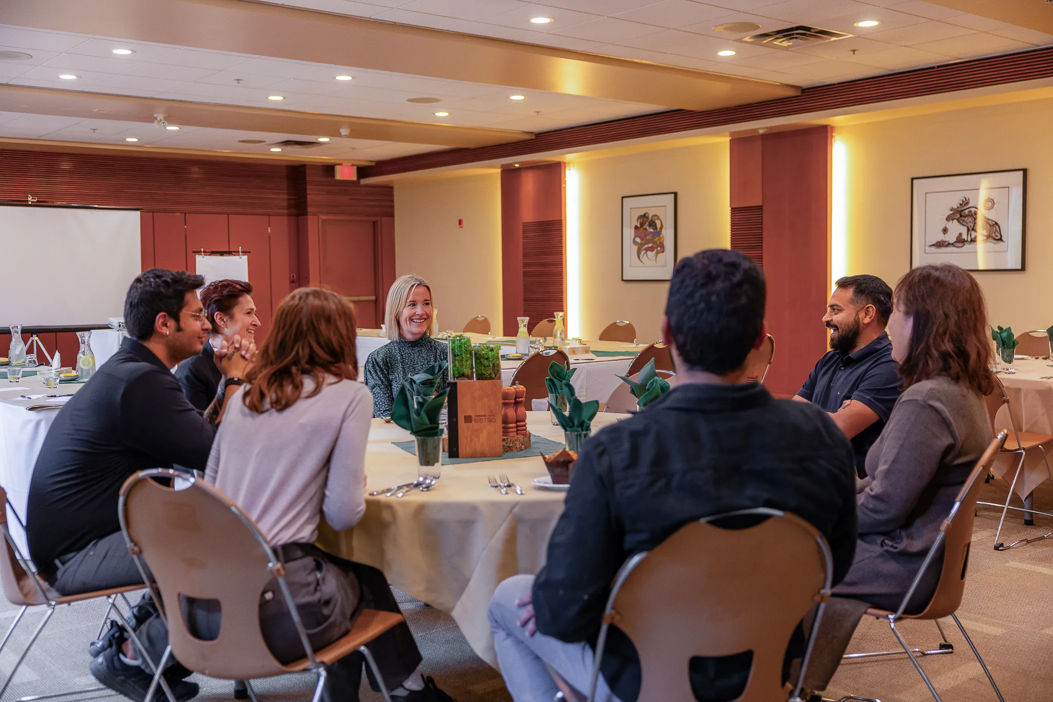 The Kiguli is a bright and airy conference space at the Juniper