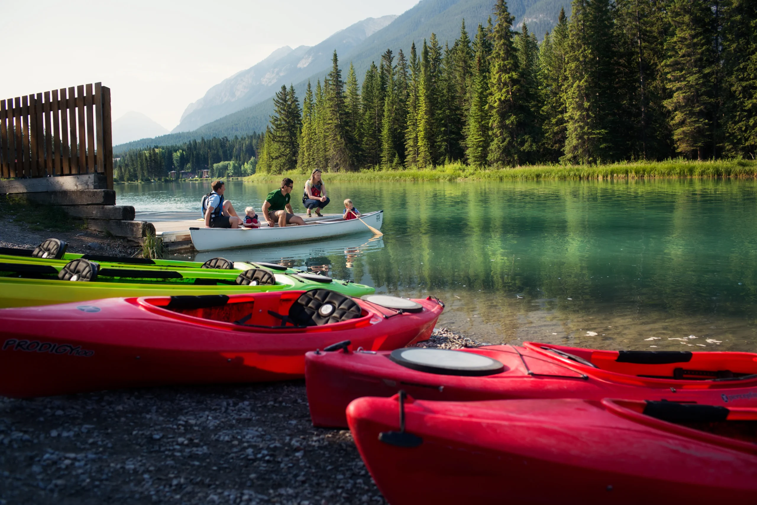 A family canoe trip