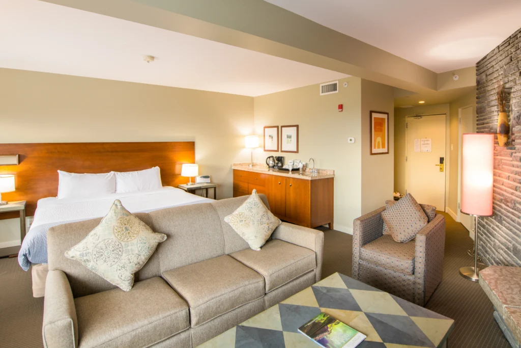 The Juniper King Fireplace Suite is comfortable and cosy
