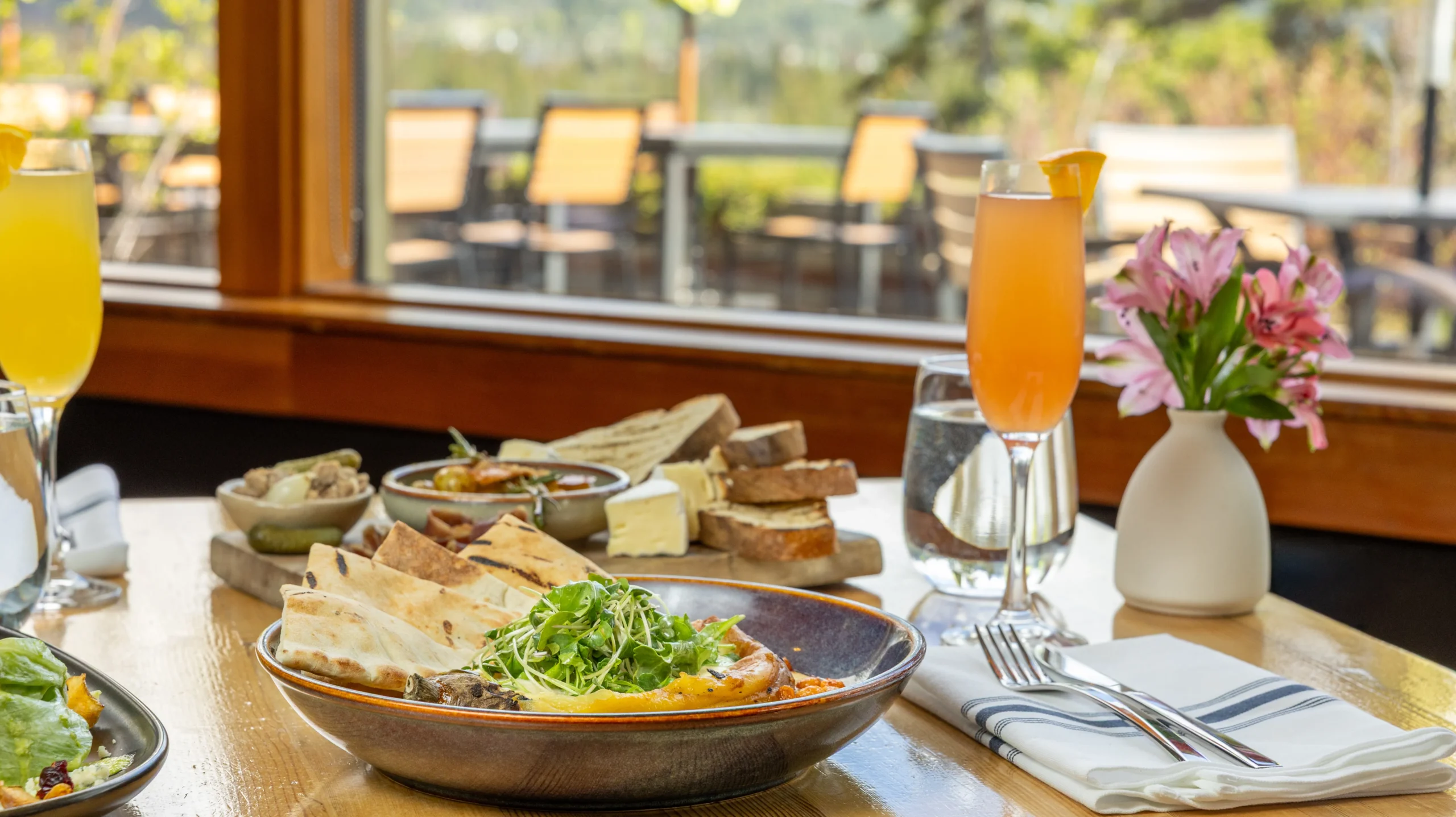 Items from the Summer Brunch menu