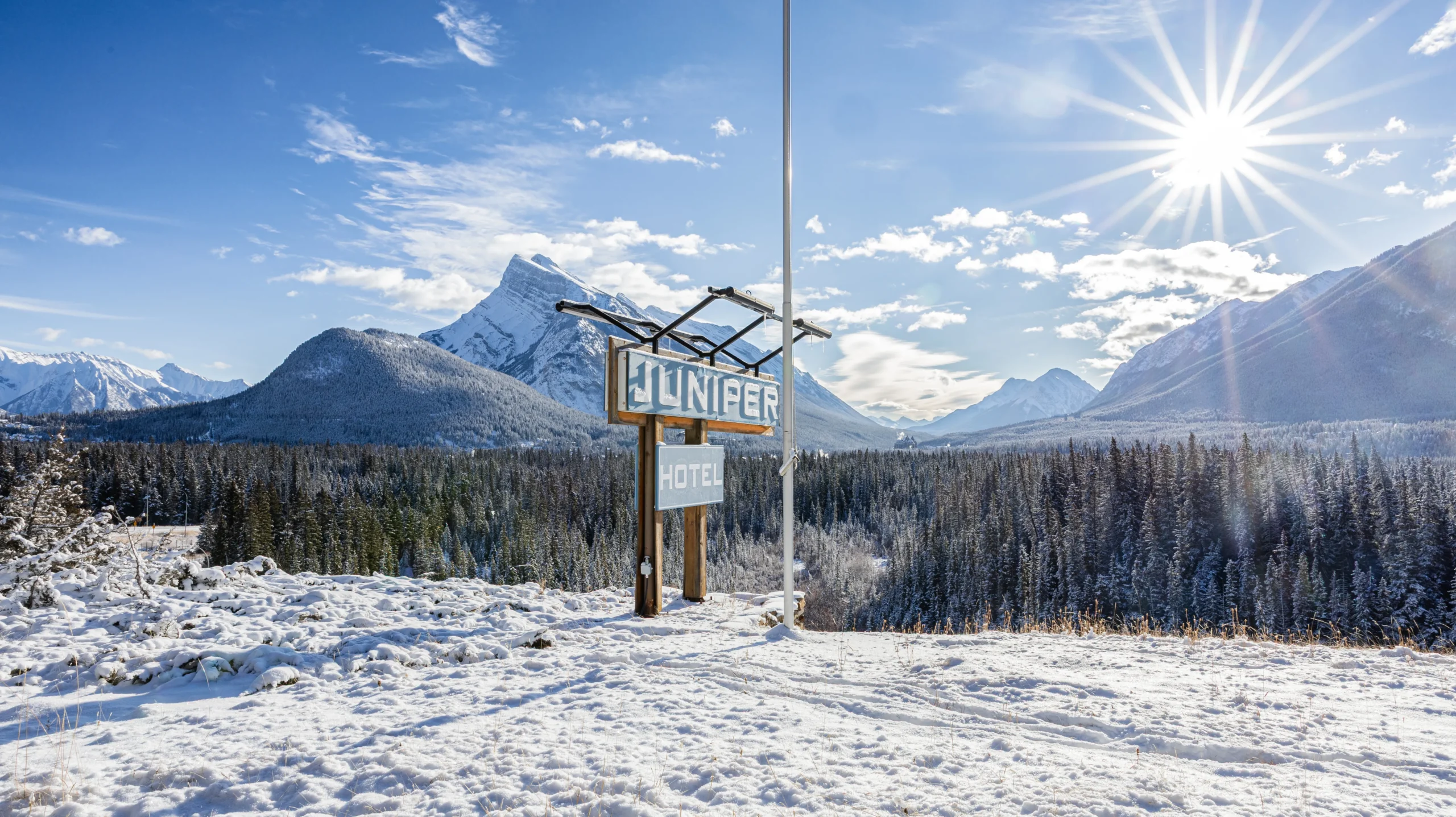 Stunning winter views at the Juniper Hotel