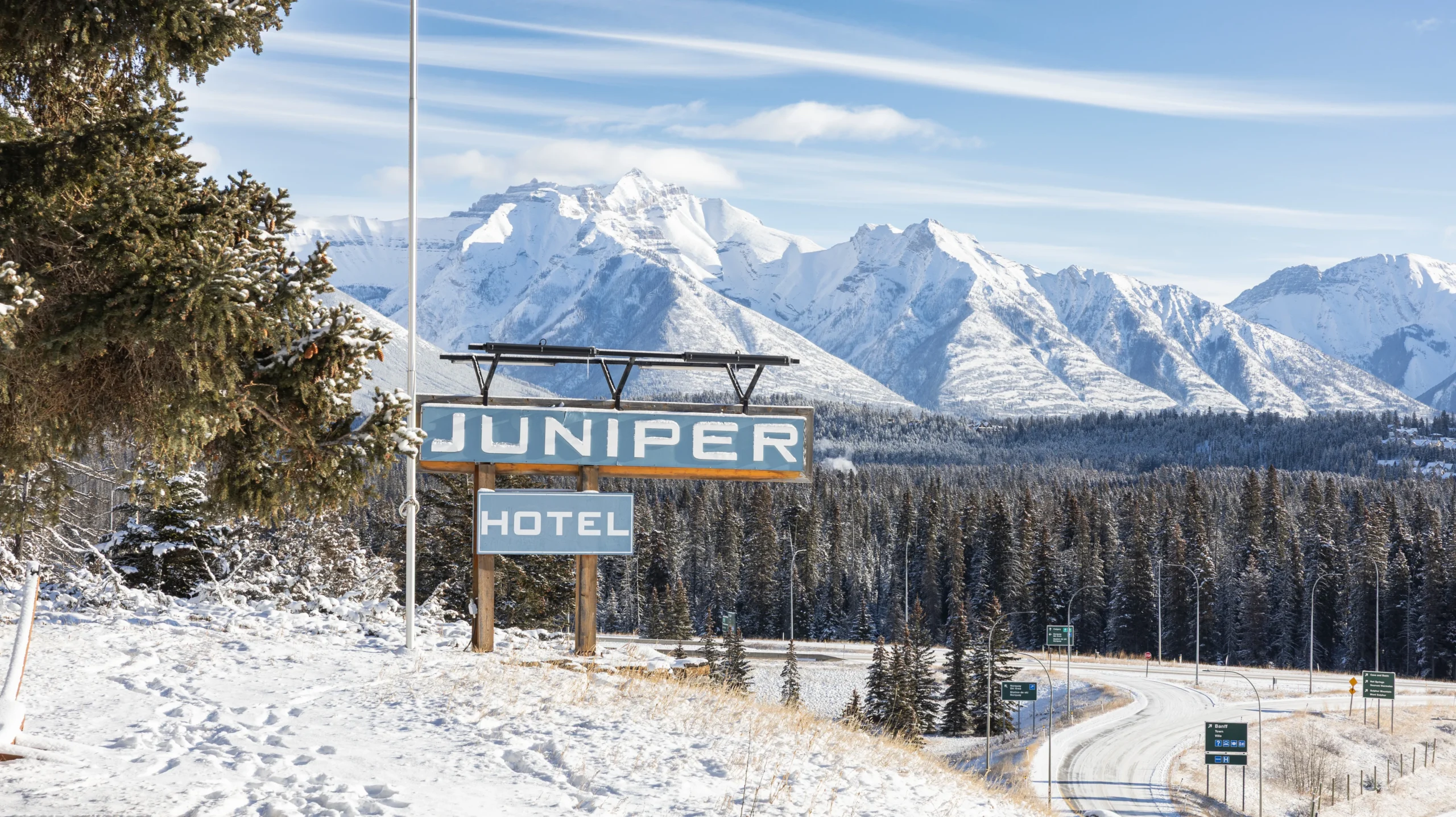 Stunning winter views at the Juniper Hotel