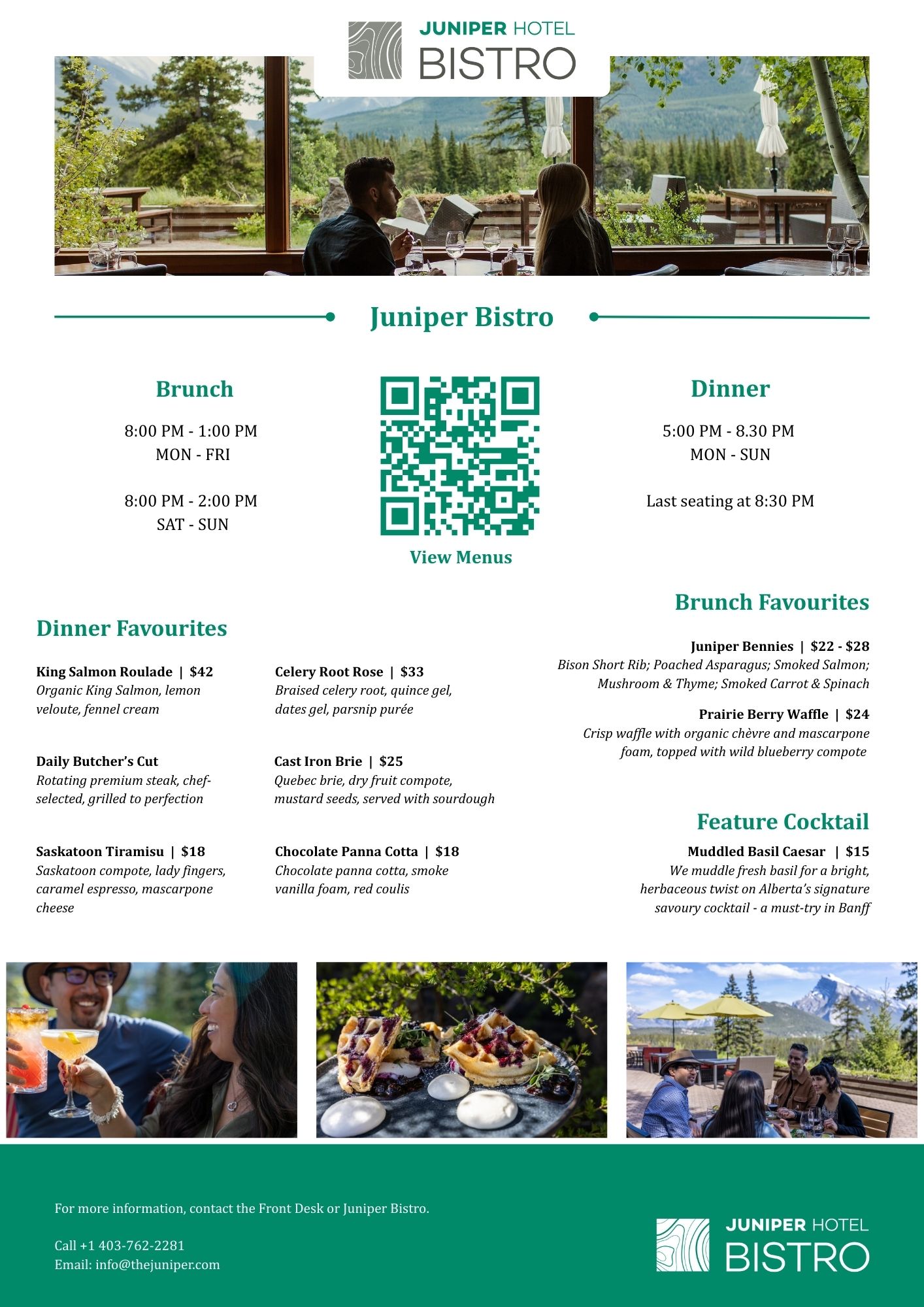 Details about the Juniper Bistro