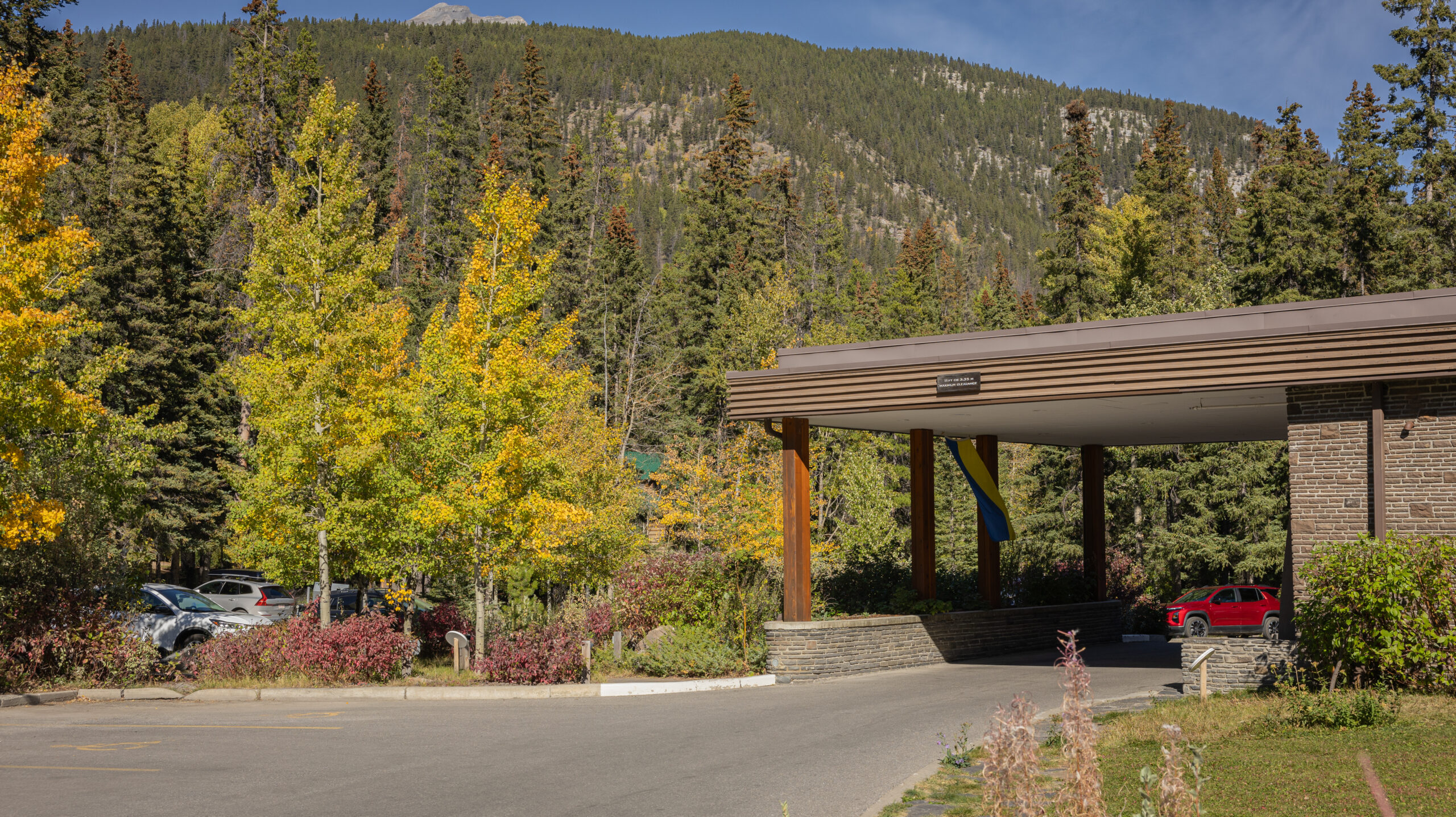 Plenty of free parking at the Juniper