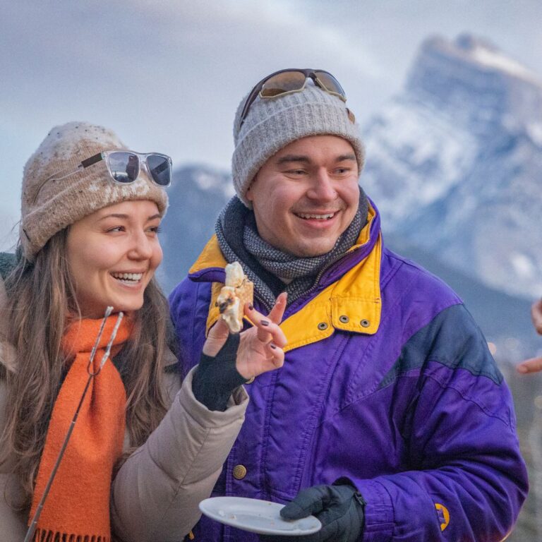S'mores at Fireside Sunset