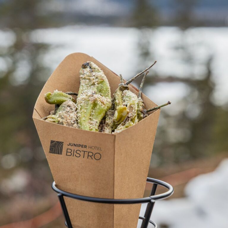 Shishito Peppers at Fireside Sunset square